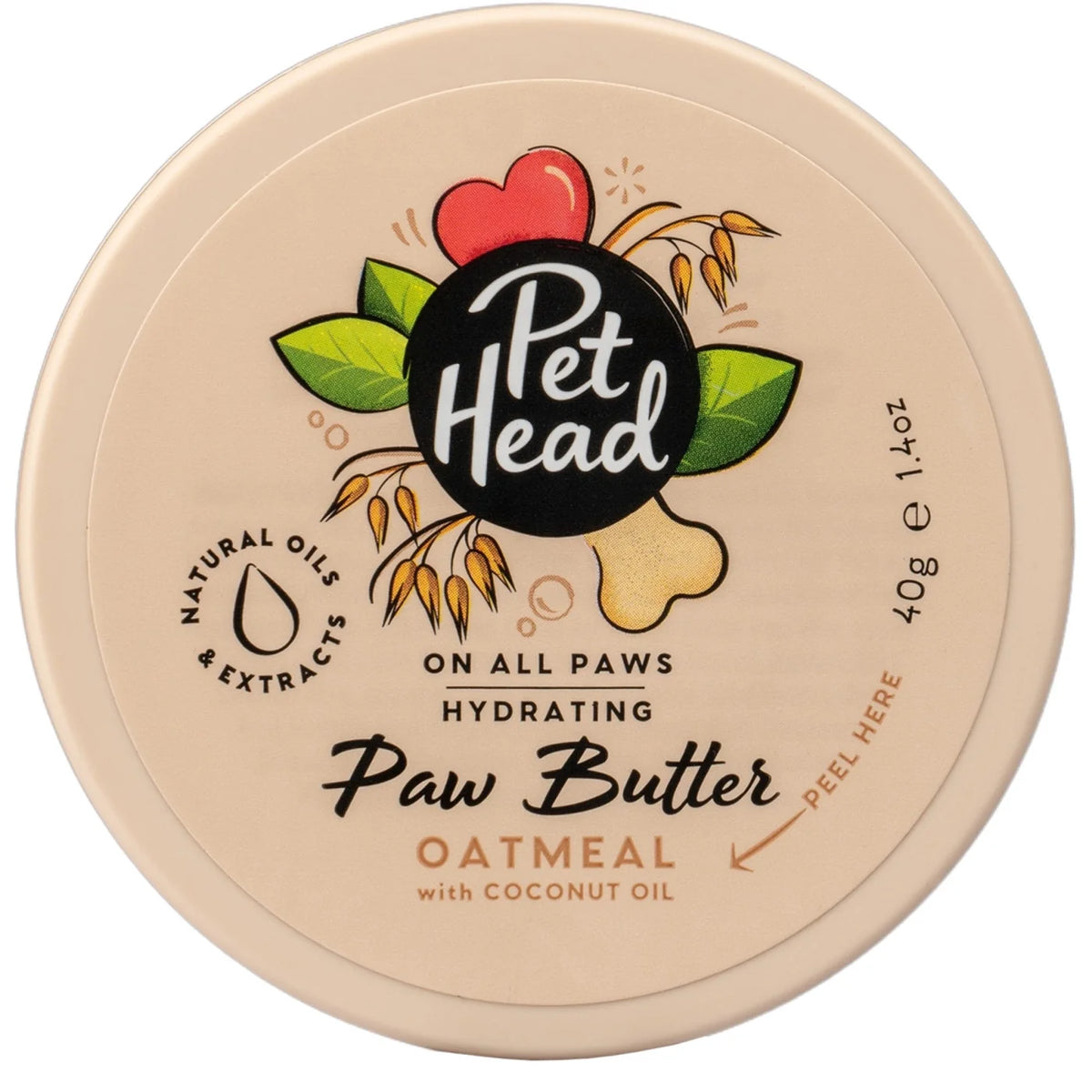 Paw Butter Pet Head On All Paws Oatmeal 40g