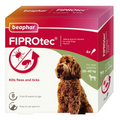 Kills Fleas and Ticks 1 Pipettes Fiprotec for Large Dog