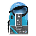 Expedition retractable Alcott leash, 7.5 m - Large - Blue