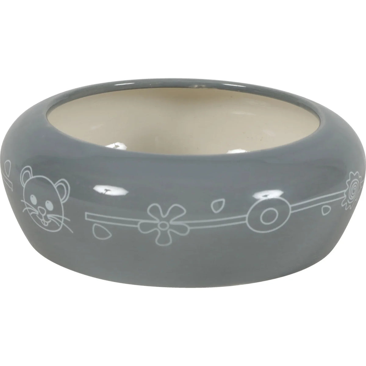 Ceramic Bowl Grey, 250 ml