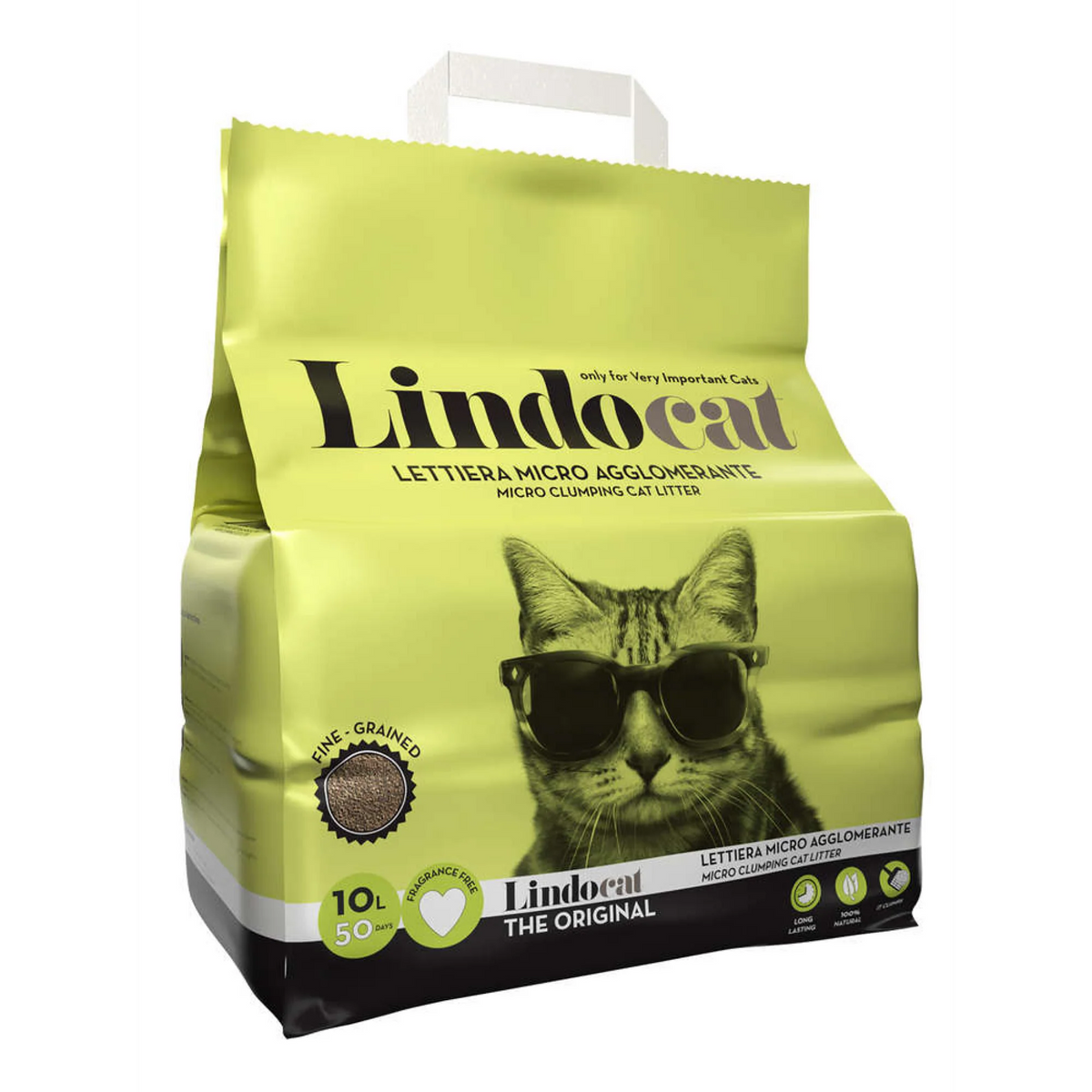 Lindo Cat Litter Natural Bentonite The Original (Fragrance-free) 10 L