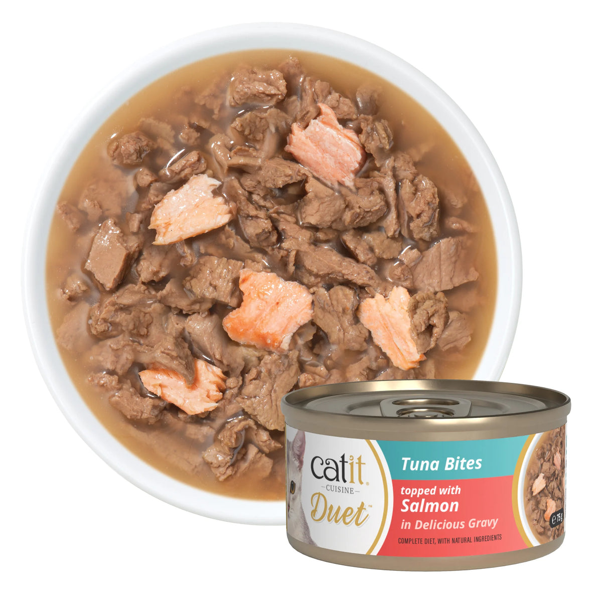 Catit Cuisine Duet, Tuna with Salmon, 75gr