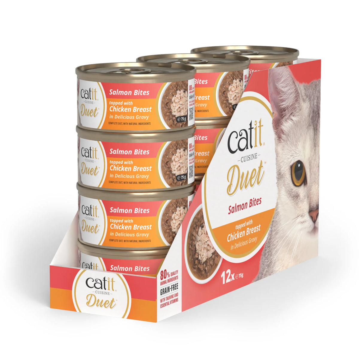 Catit Cuisine Duet, Salmon with Chicken 75gr