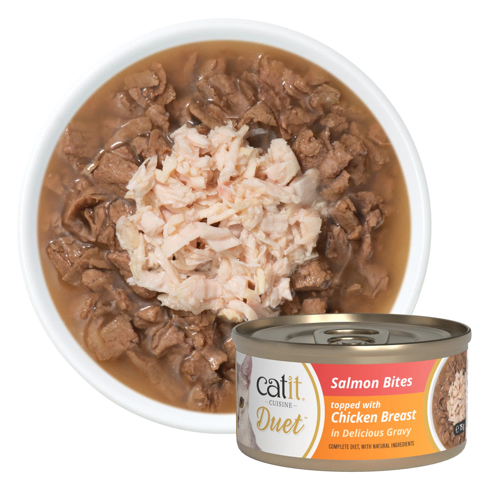 Catit Cuisine Duet, Salmon with Chicken 75gr
