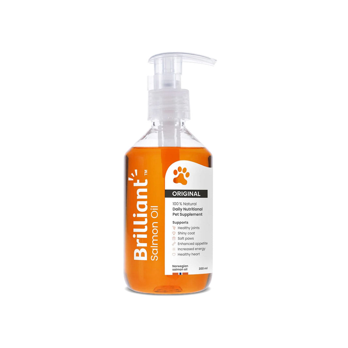 Brilliant Salmon Oil for Dogs and Cats 300ml