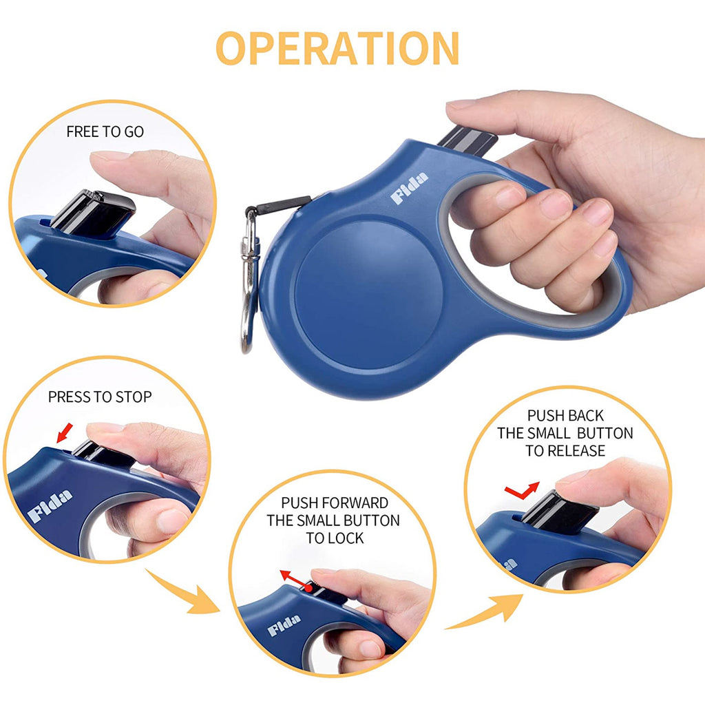 Fida Retractable Dog Leash