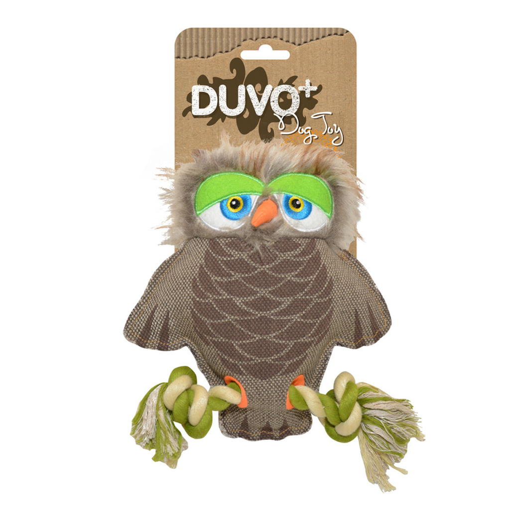 Duvo+ Canvas Owl Toy 20X18Cm