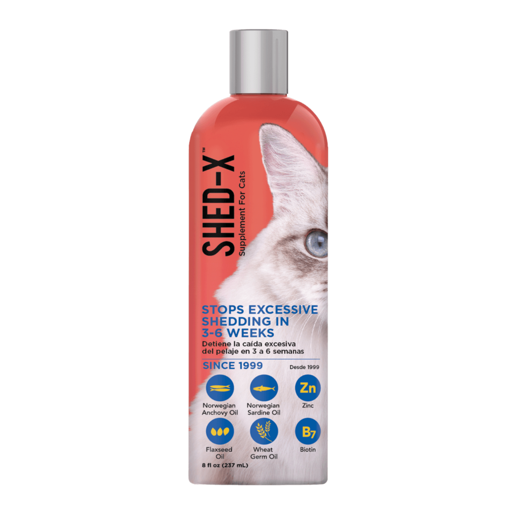 SynergyLabs Shed-X Anti-Shedding Oil & Omega Supplement for Cats 237ml