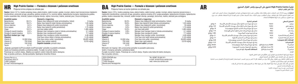 Taste Of The Wild Dry Dog Food High Prairie Canine Recipe