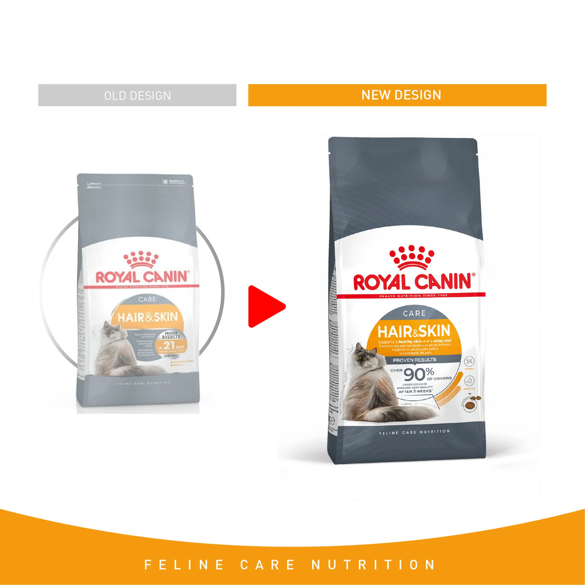 Royal Canin Dry Food Cat Nutrition Hair & Skin 2 kg
