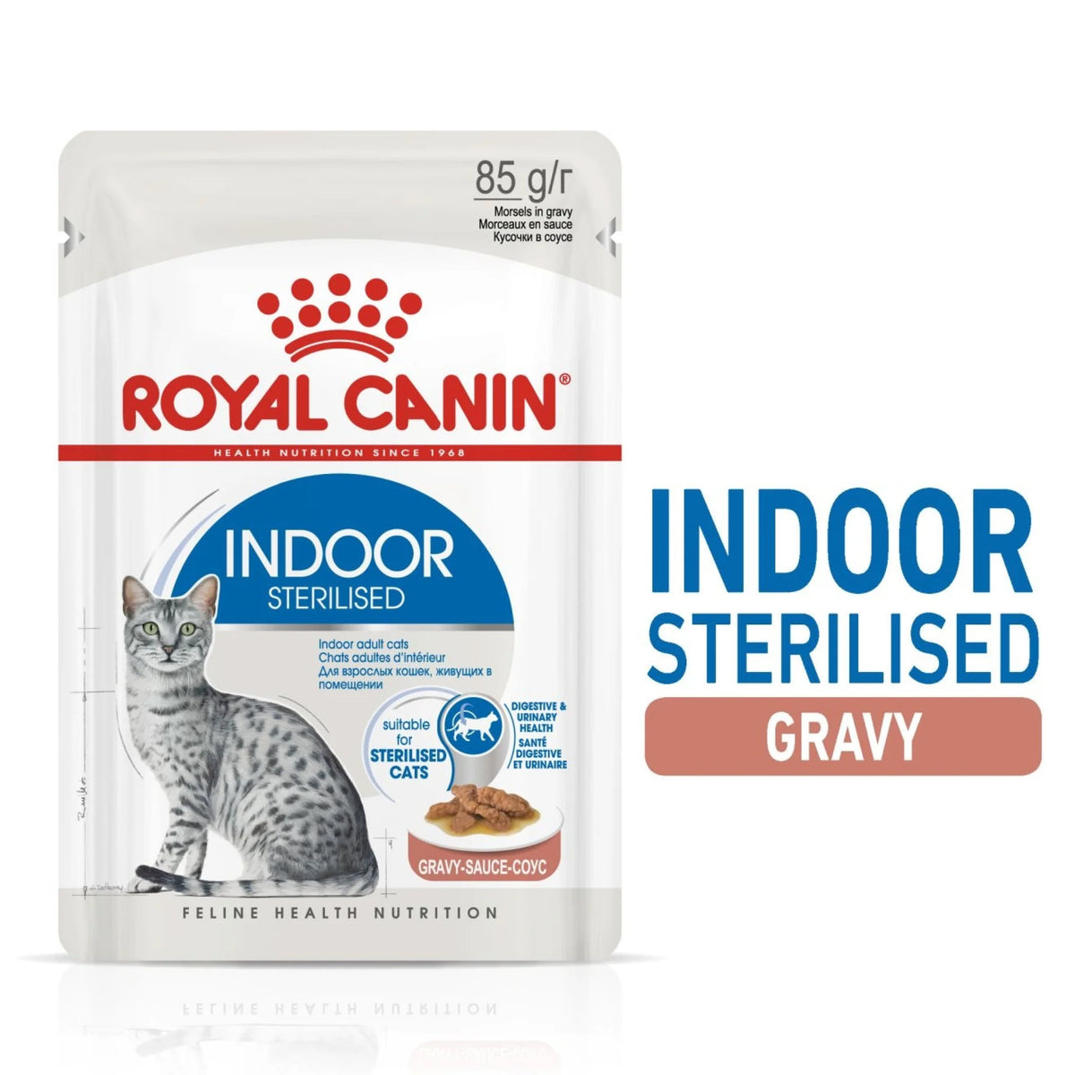 Royal Canin Wet Food Cat Indoor Gravy 85gr