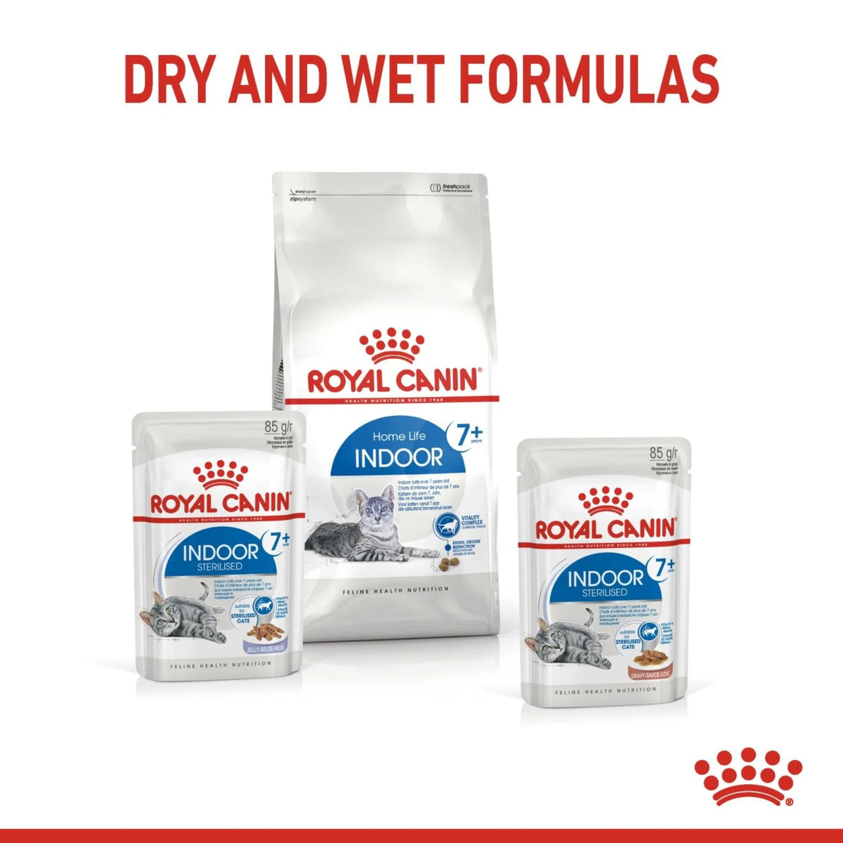 Royal Canin Wet Food Cat Indoor Gravy 85gr