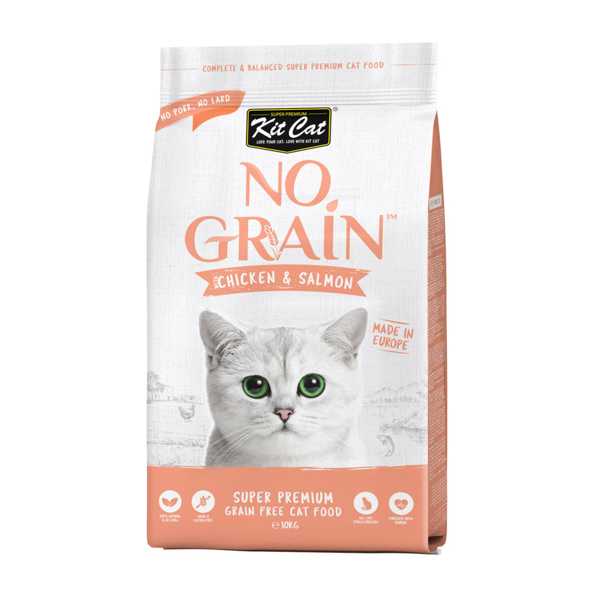 Kit Cat Dry Cat Food No Grain Chicken And Salmon