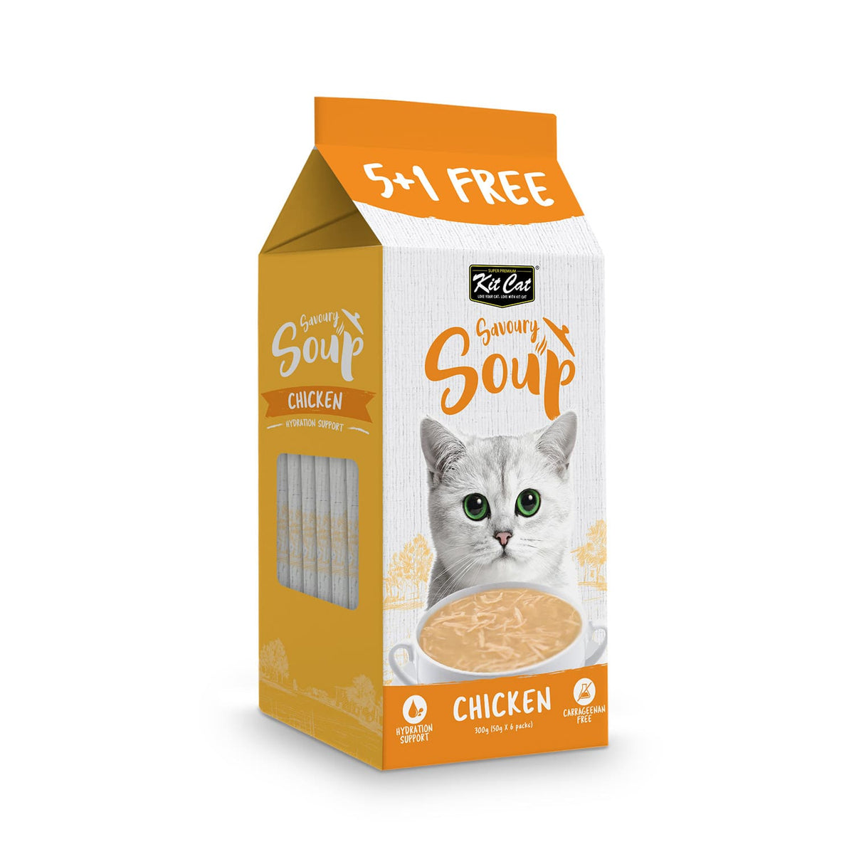 Kit Cat Savoury Soup Chicken 300g ( 6 X 50g )