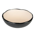 Feeding Bowl Stone Organic S - 200ml - 12x12x4cm Black/White