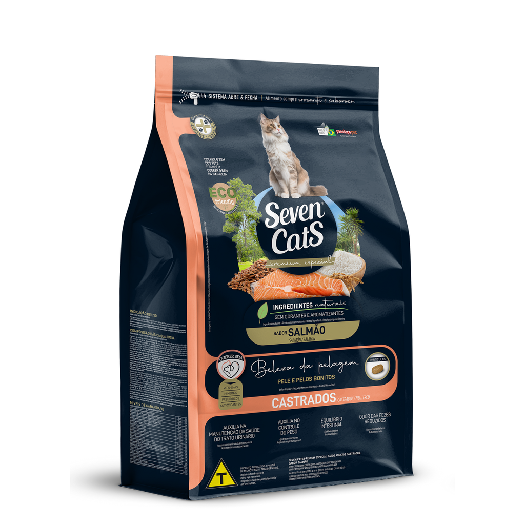 Seven Cats Dry Food Sterilized Salmon