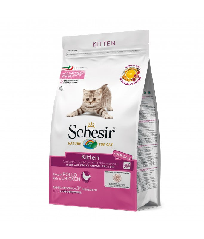 Schesir Dry food for Kittens Rich in Chicken - 1.5kg