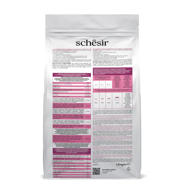 Schesir Dry food for Kittens Rich in Chicken - 1.5kg