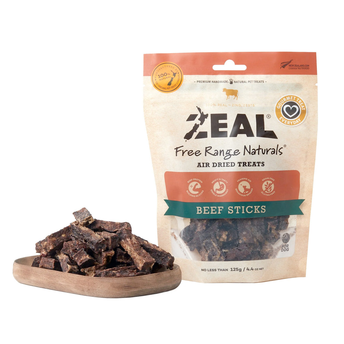 Zeal Dog Treat Beef Sticks